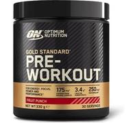 Optimum Nutrition – Pré-workout en poudre Gold Standard – Goût Fruit Punch – 330 g (30 doses)