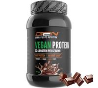 Proteine Poudre Vegan - Protéines végétales de pois, riz, amande et chanvre - Sans soja - Délicieuses & crémeuses - (750 g, Chocolat)
