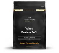 Protéine Whey 360 en poudre | Caramel Salé | Sans sucre ajouté et à faible teneur en matières grasses | Mélange de protéines | THE PROTEIN WORKS | 1.2kg
