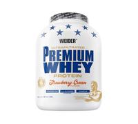 Weider Poudre de Whey Premium – Riche en protéines, L-Glutamine, Vit. B6 – 2,3 kg Fraise-Vanille