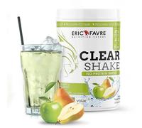 PROTEINES MUSCULATION Clear Protein Shake - Iso Protein Water - Rafraichissant et Fruité - Boisson Protéinée - Qualité Certifiée - Laboratoire Français Eric Favre - 500g Pomme Poire