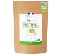 Protéines Végétales BIO | 4 Sources : Aminogramme Complet | Idéale en Shaker ou Recette | Mélange Onctueux sans Grumeaux | 500g Goût Neutre | Sans Excipients & Vegan | Made in France | Terravita