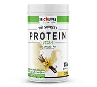 Protéines végétales Eric Favre - Protéines Vegan - Vanilla 1500g