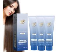 Proteins Correction Hair Straightening Cream For Curlys Hair- Keratin Treatment At Home， Nourishing & Smoothing Hairs Straightener Cream For Frizzy & Dry Hairs (3)