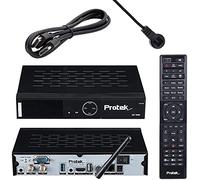 Protek X2 Récepteur satellite double 4K UHD - E2 Linux - 2 tuners DVB-S2 - WiFi - Capteur infrarouge - USB 2.0 & 3.0 - Multistream - HDTV - 2160p - HDR + câble HDMI - Astra & Hotbird préprogrammé