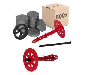 PROTEKTOR 500x Cheville isolation avec clou plastique, kit Ø10 x 100mm