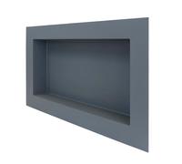 PROTEKTOR Niche murale 30 x 60cm Anthracite/blanc polystyrène | Niche murale étanche salle de bain, étagère de douche à carreler, niche intelligente pour shampoing, plus d'espace