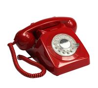 PROTELX GPO 746 ROTARY PHONE RED