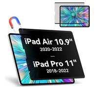 Protescreen Filtre Confidentialité Magnétique pour iPad Pro 11 Pouces 2022 2021 2020 2018,iPad Air 5/4 10,9 Pouces,Amovible Protection Ecran Filtre Anti-Espion/Spy Anti Lumiere Bleue Réutilisable