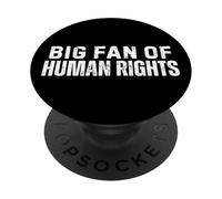 Protest Big Fan of Human Rights PopSockets PopGrip Adhésif
