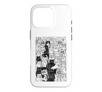 Protest Cats : Une Marche féline Amusante pour la Plupart innocente Coque pour iPhone 16 Pro
