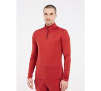Protest - Rewill 1/4 Zip Top - Maillot thermique homme Barn Red - XL