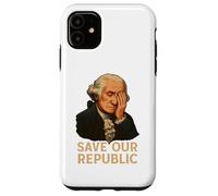 Protestation Facepalm de George Washington pour sauver notre République Coque pour iPhone 11