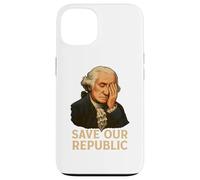 Protestation Facepalm de George Washington pour sauver notre République Coque pour iPhone 13