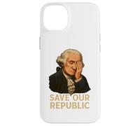 Protestation Facepalm de George Washington pour sauver notre République Coque pour iPhone 14 Plus