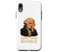 Protestation Facepalm de George Washington pour sauver notre République Coque pour iPhone XR