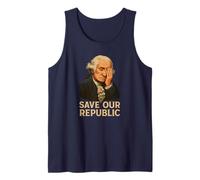 Protestation Facepalm de George Washington pour sauver notre République Débardeur