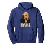 Protestation Facepalm de George Washington pour sauver notre République Sweat à Capuche