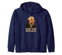 Protestation Facepalm de George Washington pour sauver notre République Sweat à Capuche