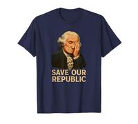 Protestation Facepalm de George Washington pour sauver notre République T-Shirt