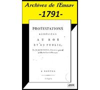 Protestations adressées au roi et au public / René-Jean de Botherel du Plessis: Archives de l'Emsav -1791-