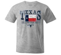 ProTexDruck Textilhandel T-Shirt Shirt Gris Texas USA XL