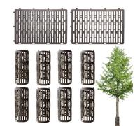 Protezione per tronco albero - Involucri protettivi da 10 pezzi, Protezioni traspiranti resistenti agli agenti atmosferici, Protezioni di sicurezza per piante durevoli, materiale flessibile anti-dan