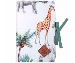 Protge Carnet De Sant Bb En Coton- Safari