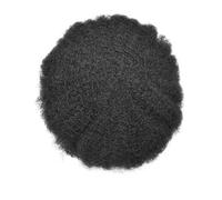Prothèse capillaire Remy pour homme 4 mm-25 m Peau Full PU Afro Curl Postiche Cheveux humains Remy Cheveux 15,2 cm 7x9#130#6mm Wave