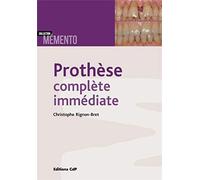 Prothèse complète immédiate