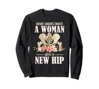 Prothèse de Hanche pour Femme Recovery New Hip Funny Get Well Sweatshirt