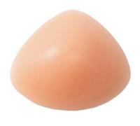 Prothèse de mastectomie mammaire en silicone formes triangulaires pour les patients atteints de cancer du sein une seule pièce, beige, 350g