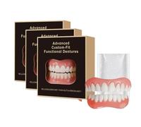 Prothèse dentaire de qualité supérieure, en silicone bouche complète, pose rapide, embellissement du sourire, aspect naturel, souples et confortables Immédiat Dentaires, pour Homme Et Femme Amovible