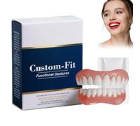 Prothèse Dentaire Sur Mesure Fonctionnelle - Kit DIY Facile Et Personnalisable Pour Un Sourire Naturel à La Maison, Confortable Et Durable, Redonnez Confiance En Votre Sourire
