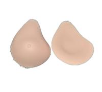 Prothèse mammaire post-opératoire - Faux seins légers en silicone pour travestis et transgenres - Soutien-gorge push-up confortable, poitrine généreuse et naturelle - Teint naturel (L)