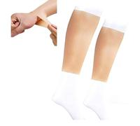 Prothèse mollet en silicone, manchon de jambe en silicone pour faux mollet réaliste, coussinets en silicone pour mollets, rehausseur de jambes et de bras, correcteur de mollets, cache-bras en silico