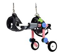 Prothèse pour Chien, Fauteuil Roulant Chien, fauteuil roulant chien handicape Handicap d'un Membre arrière, Scooter pour Animaux, Jambe arrière assistée Siège Auto