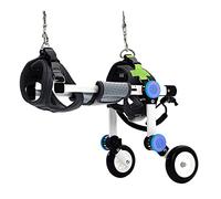 Prothèse pour Chien, Fauteuil Roulant Chien, fauteuil roulant chien handicape Handicap d'un Membre arrière, Scooter pour Animaux, Jambe arrière assistée Siège Auto