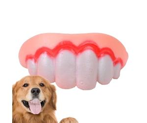 Prothèse pour Chiens,Prothèse drôle de Chien | Faux Dents pour Chien,Humour créatif Durable résistant à la déchirure Facile à appliquer Dents Jouet pour Chien Costume d'halloween drôle p