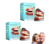 Prothèses Dentaires Complètes, Prothèses Dentaires Haut De Gamme, Solution De Prothèse Dentaire Complète Generation Flexible, Sur Mesure En Silicone Pour Le Haut Et Le Bas (2 pièces)