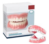 Prothèses dentaires complètes Sepremium, ensemble de prothèses dentaires en silicone multifonctions, ensemble de fausses dents, solution pour prothèses dentaires complètes (1 Pièce)