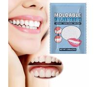 Prothèses Dentaires Instantanées, Kit de Dent Provisoire Réparation, Réparation Temporaire des Dents, Fausse Dents Moulables Temporaires pour Fixer la Dent Cassée Manquante Remplissante, 25g