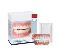 Prothèses moulables - Ensemble de prothèses dentaires en silicone for fausses dents supérieures et souples, kit de regarnissage de prothèses faciles à faire soi-même(1pcs)