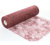 Protinam Chemin de Table en Polyester 3580 Bordeaux 25 m