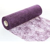 Protinam Chemin de Table en Polyester Aubergine 5900 25 m