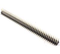 Proto-Advantage Lot de 4 connecteurs mâles verticaux à 80 broches Doré 0,3 cm