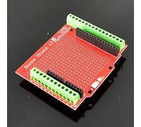 Proto Screw Shield Bornes à Vis pour Cartes de Développement UNO et MEGA2560 Zone Prototypage Double Face Broches Empilables