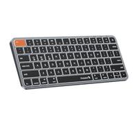 ProtoArc Clavier compact sans fil rétroéclairé pour Mac, K90-A, clavier Bluetooth, multi-appareils, profil bas, saisie fluide silencieuse, rechargeable, compatible avec MacBook Pro/Air, iPad