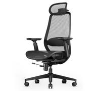 ProtoArc EC200 Pro Chaise de Bureau Ergonomique en Maille avec 4D Accoudoir | Fauteuil de Bureau avec Profondeur d’Assise Réglable, Support Lombaire Réglable et Appui-Tête 3D, Noir