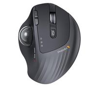 ProtoArc EM01 NL Trackball Souris, Ergonomique Angle RéGlable Souris, Bluetooth Souris sans Fil Rollerball, Rechargeable, Contrôle du Pouce,Connexion De 3 Appareils pour PC,Mac,Windows